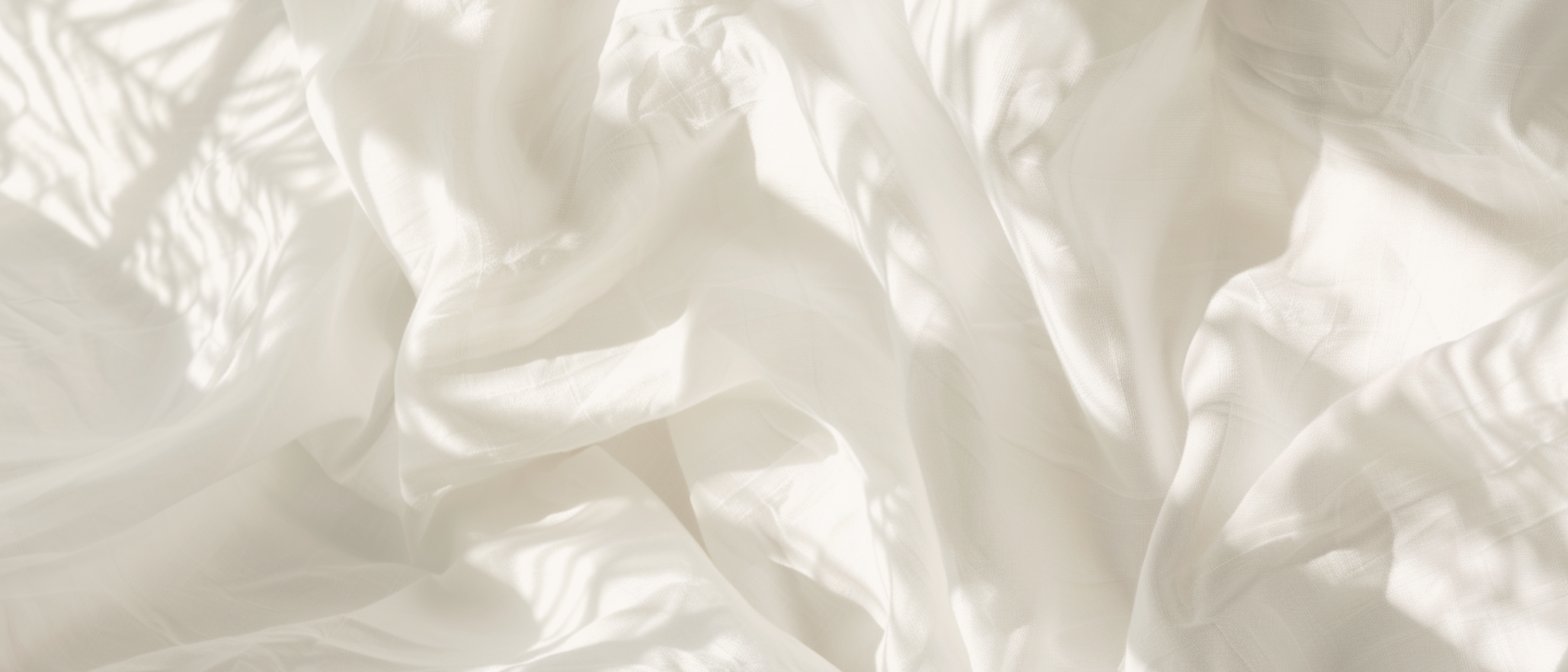 Close-up of white fabric texture