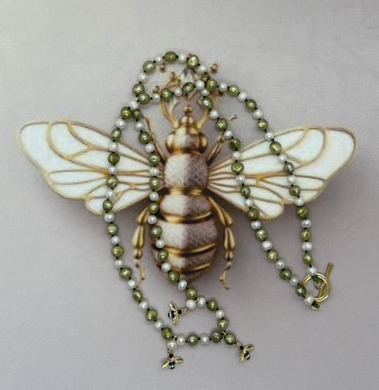 225. Drizzled Green Bee